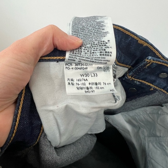 Levi’s Ribcage Boot Cut Jeans Button Fly High Rise - Picture 8 of 8